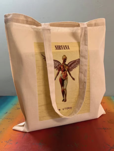 NIRVANA - IN UTERO - Tote Bag – Oeko-Tex Certified Cotton Reusable Bag