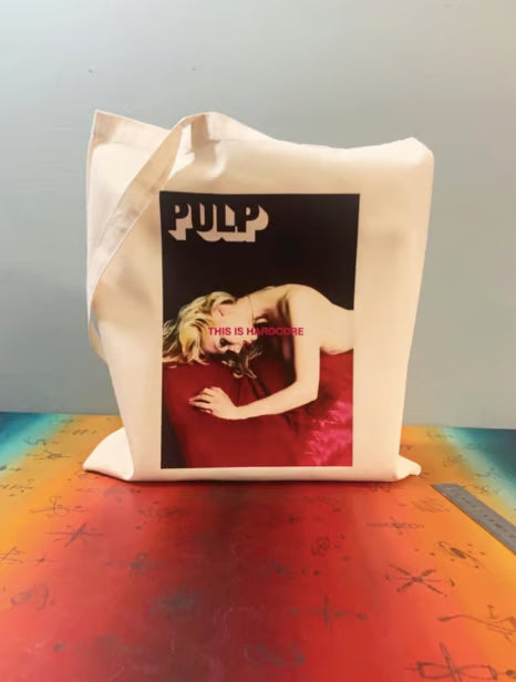 PULP - THIS IS HARDCORE  - Tote Bag: Oeko-Tex Certified, Reusable Cotton