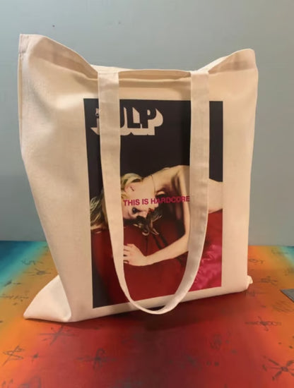 PULP - THIS IS HARDCORE  - Tote Bag: Oeko-Tex Certified, Reusable Cotton