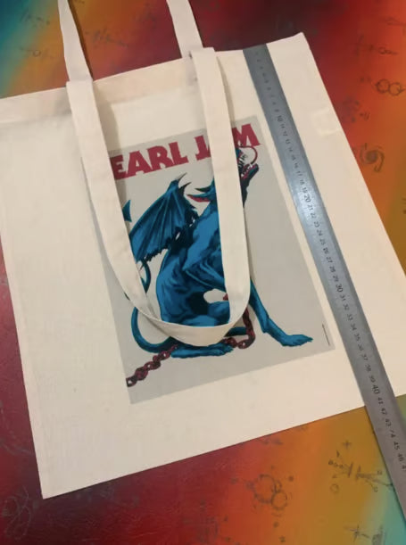 PEARL JAM - Tote Bag – Oeko-Tex Certified Cotton Reusable Bag