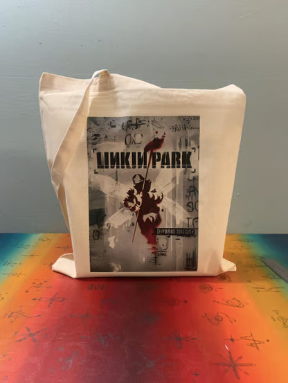 Sac fourre-tout Linkin Park Hybrid Theory : Coton écologique réutilisable