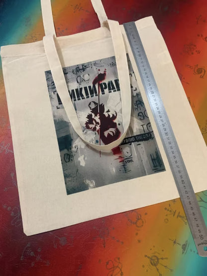 Sac fourre-tout Linkin Park Hybrid Theory : Coton écologique réutilisable