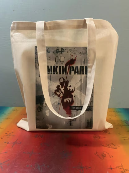 Sac fourre-tout Linkin Park Hybrid Theory : Coton écologique réutilisable