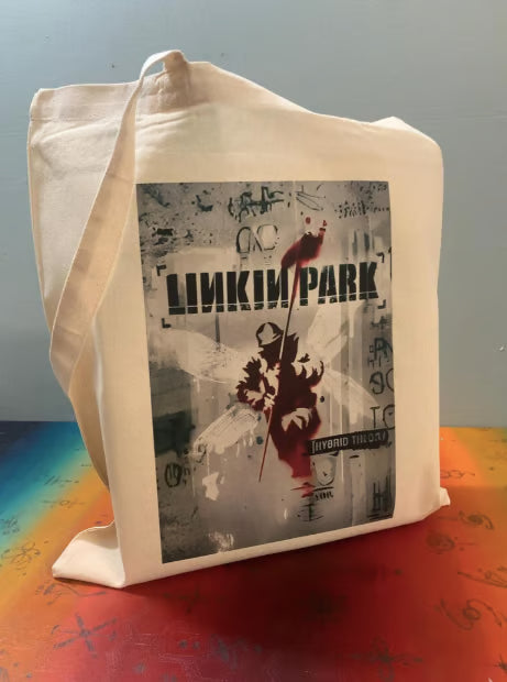 Sac fourre-tout Linkin Park Hybrid Theory : Coton écologique réutilisable