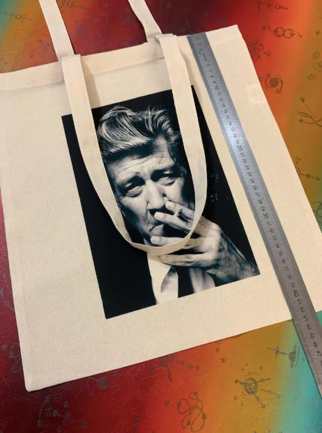 Sac fourre-tout Twin Peaks : motif David Lynch, coton écologique