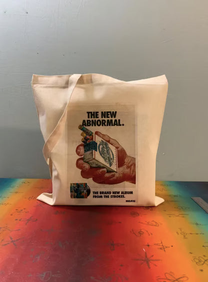 Sac fourre-tout The Strokes - The New Abnormal : coton certifié Oeko-Tex