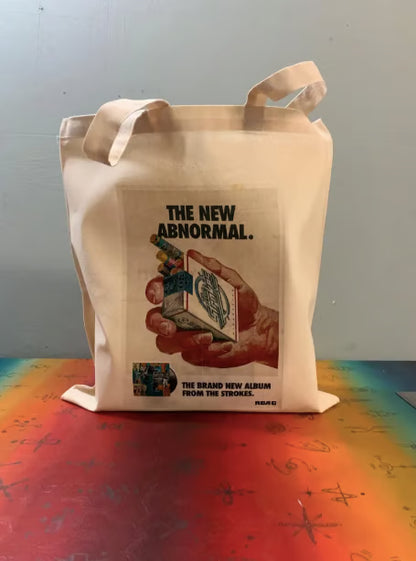 Sac fourre-tout The Strokes - The New Abnormal : coton certifié Oeko-Tex