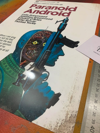 RADIOEAD - PARANOID ANDROID - Symbios Design - Rare Glossy Print