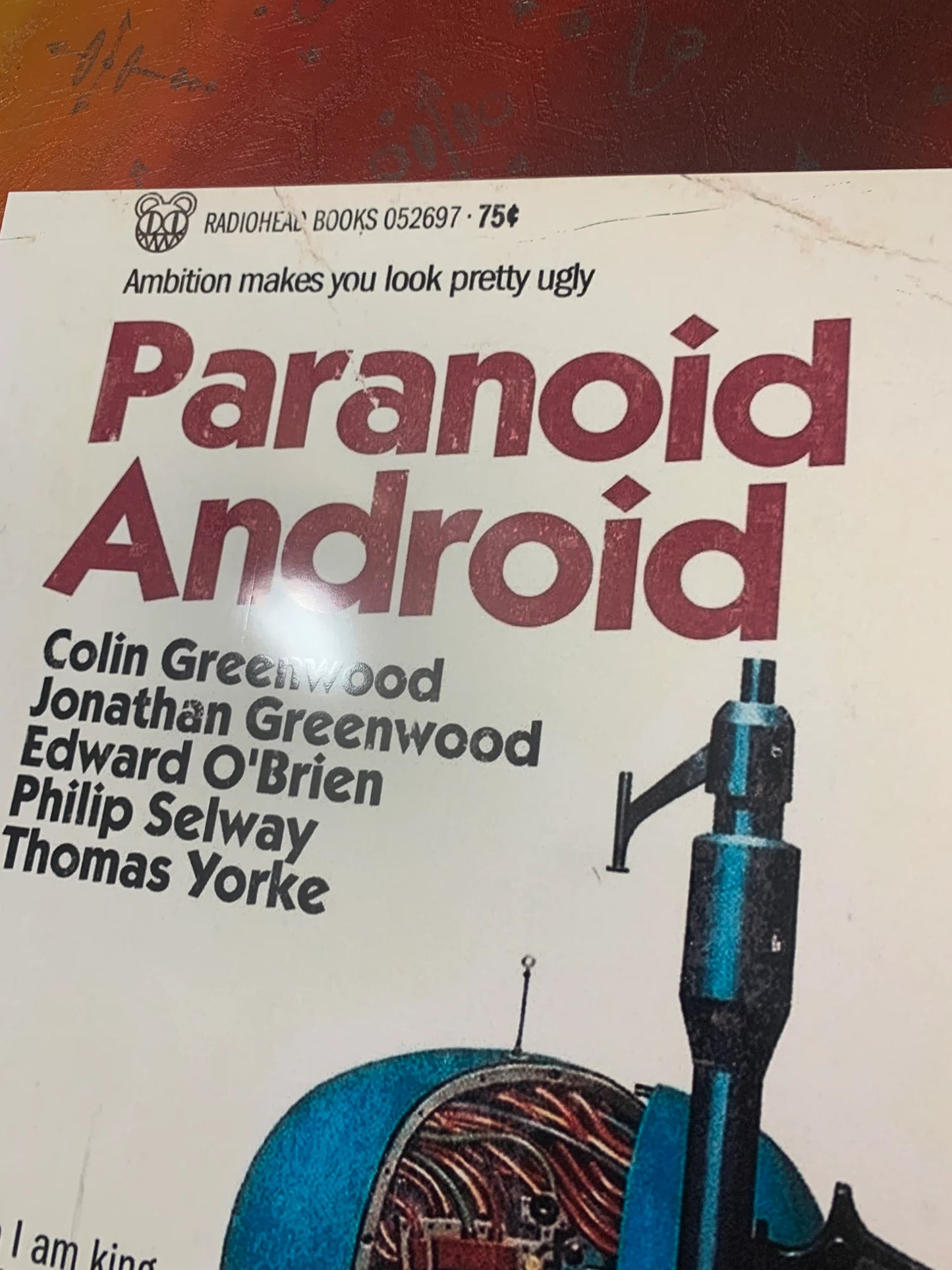 RADIOEAD - PARANOID ANDROID - Symbios Design - Rare Glossy Print