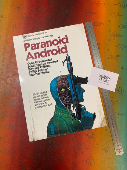 RADIOEAD - PARANOID ANDROID - Symbios Design - Rare Glossy Print
