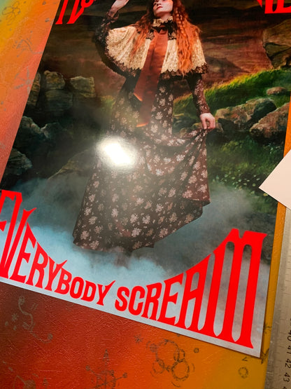 FLORENCE AND THE MACHINE - EVERYBODY SCREAM - Symbios Design - Rare Glossy Print