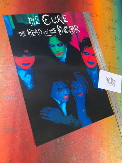 THE CURE - THE HEAD ON THE DOOR - Symbios Design - Rare Glossy Print
