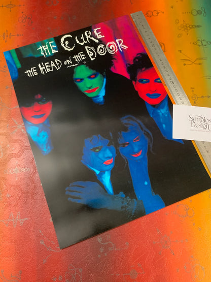 THE CURE - THE HEAD ON THE DOOR - Symbios Design - Rare Glossy Print
