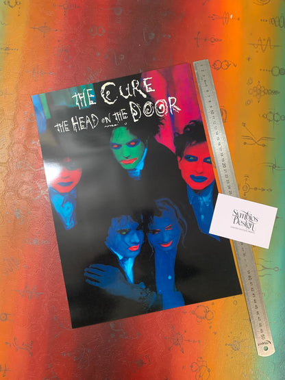 THE CURE - THE HEAD ON THE DOOR - Symbios Design - Rare Glossy Print