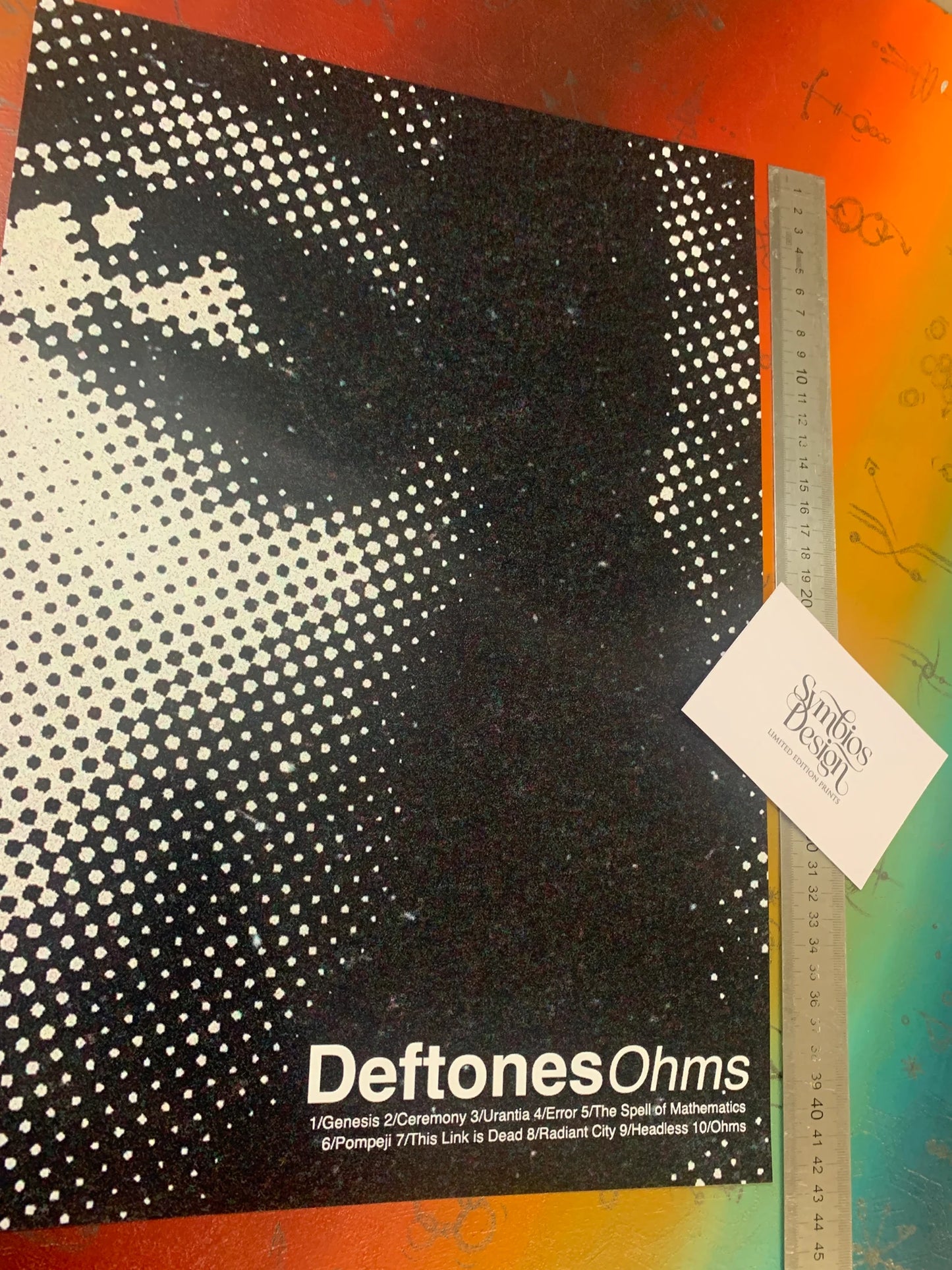 DEFTONES - OHMS - Symbios Design - Rare Glossy Print
