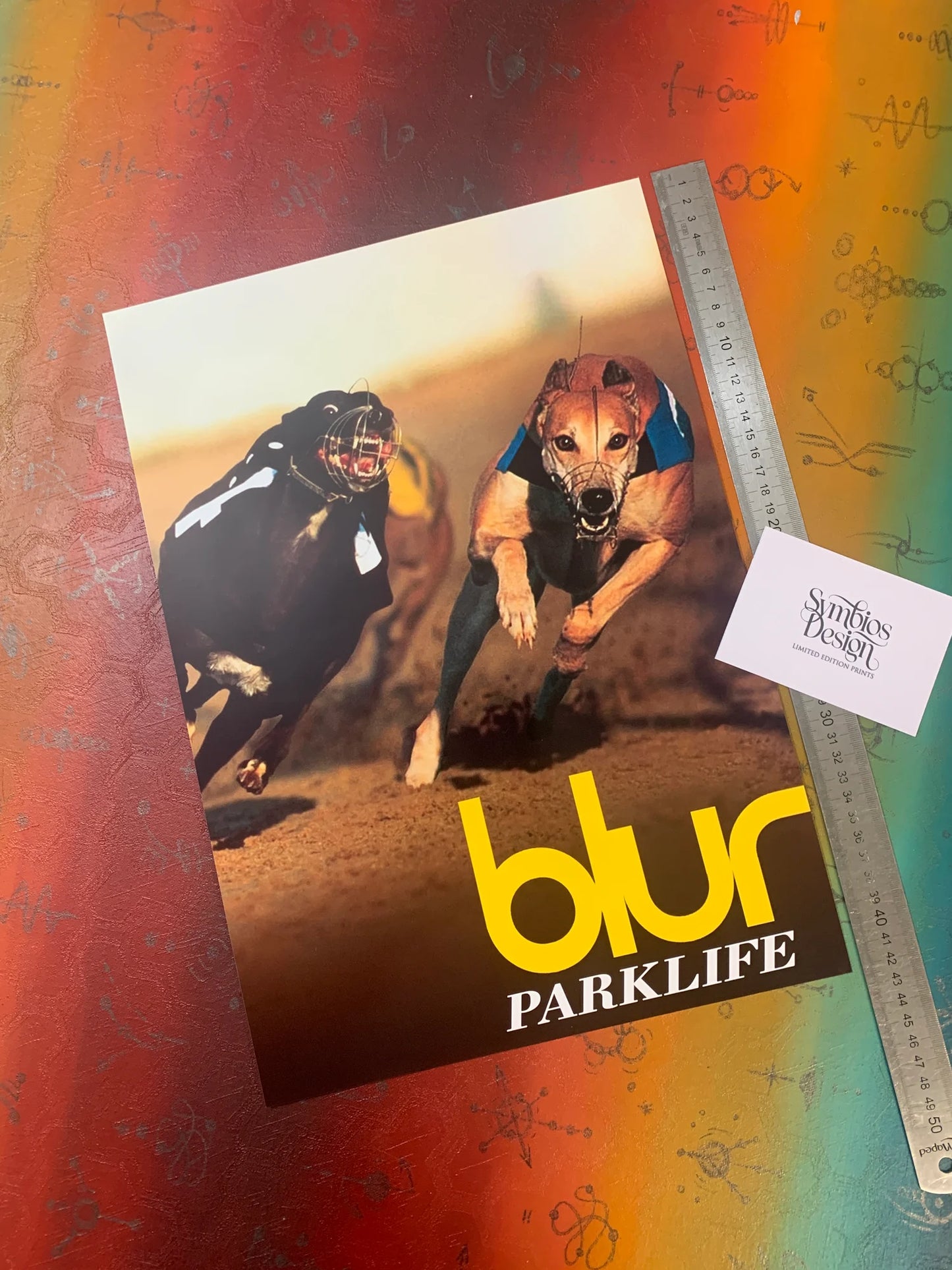 BLUR - PARKLIFE - Symbios Design - Rare Glossy Print