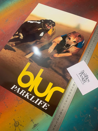 BLUR - PARKLIFE - Symbios Design - Rare Glossy Print