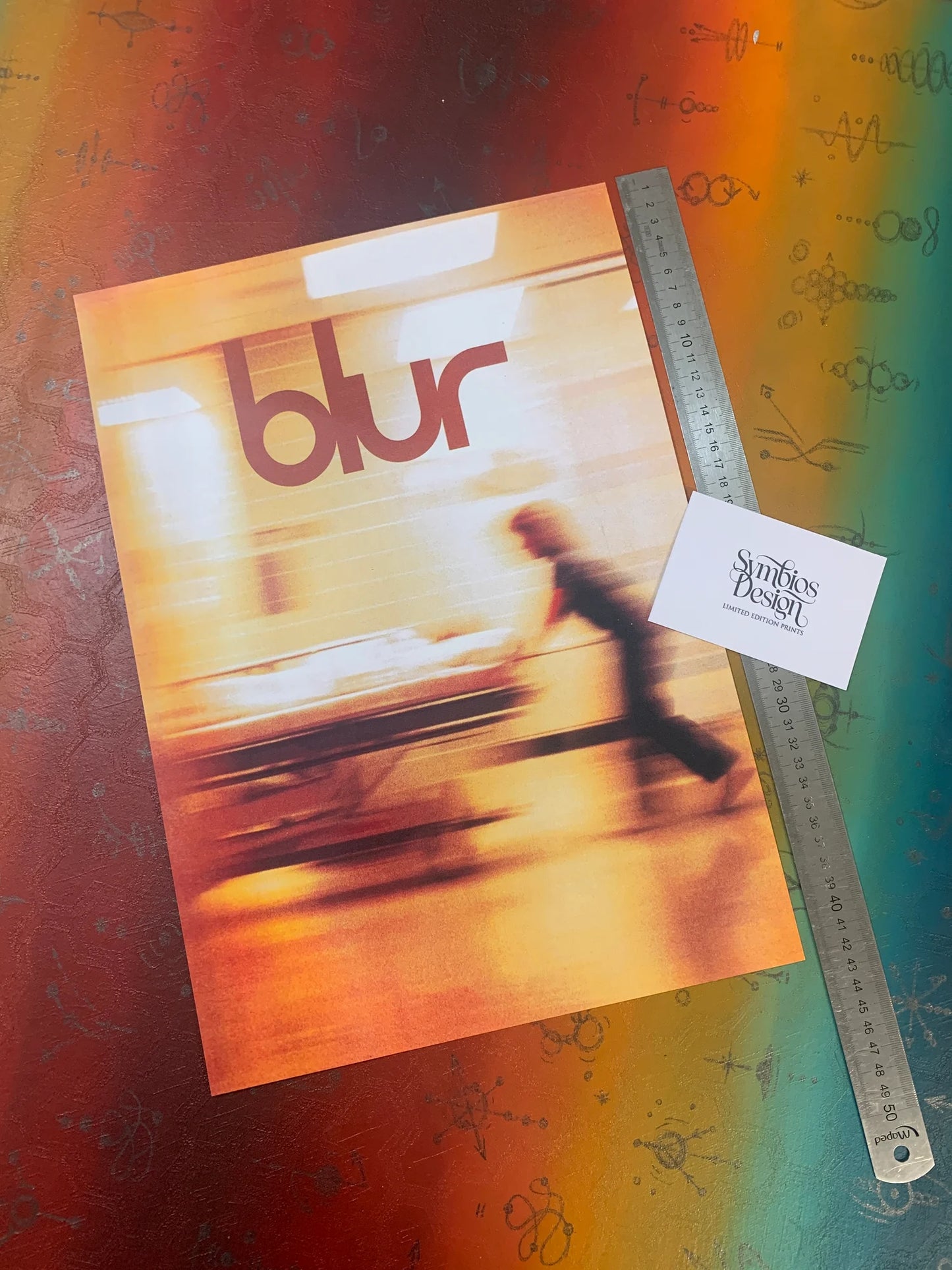 BLUR - 97 - Symbios Design - Rare Glossy Print