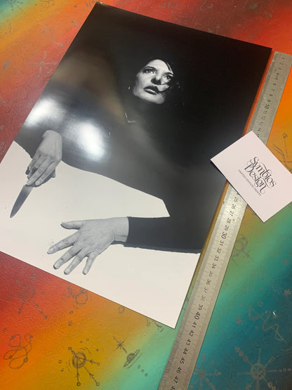 MARINA ABRAMOVIC - Symbios Design - Rare Glossy Print