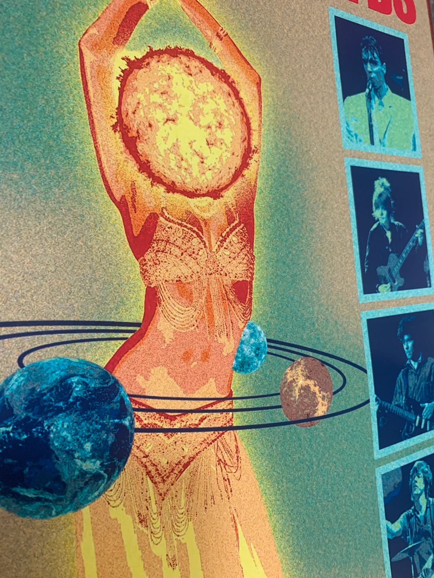 TALKING HEADS - REMAIN IN LIGHT - Symbios Design - Rare Glossy Print