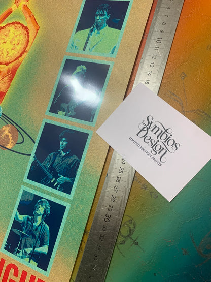 TALKING HEADS - REMAIN IN LIGHT - Symbios Design - Rare Glossy Print