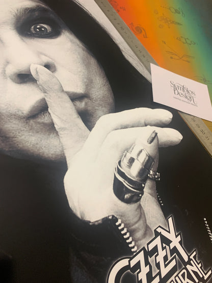OZZY OSBOURNE - PORTRAIT - Symbios Design - Rare Glossy Print