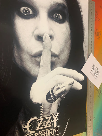 OZZY OSBOURNE - PORTRAIT - Symbios Design - Rare Glossy Print