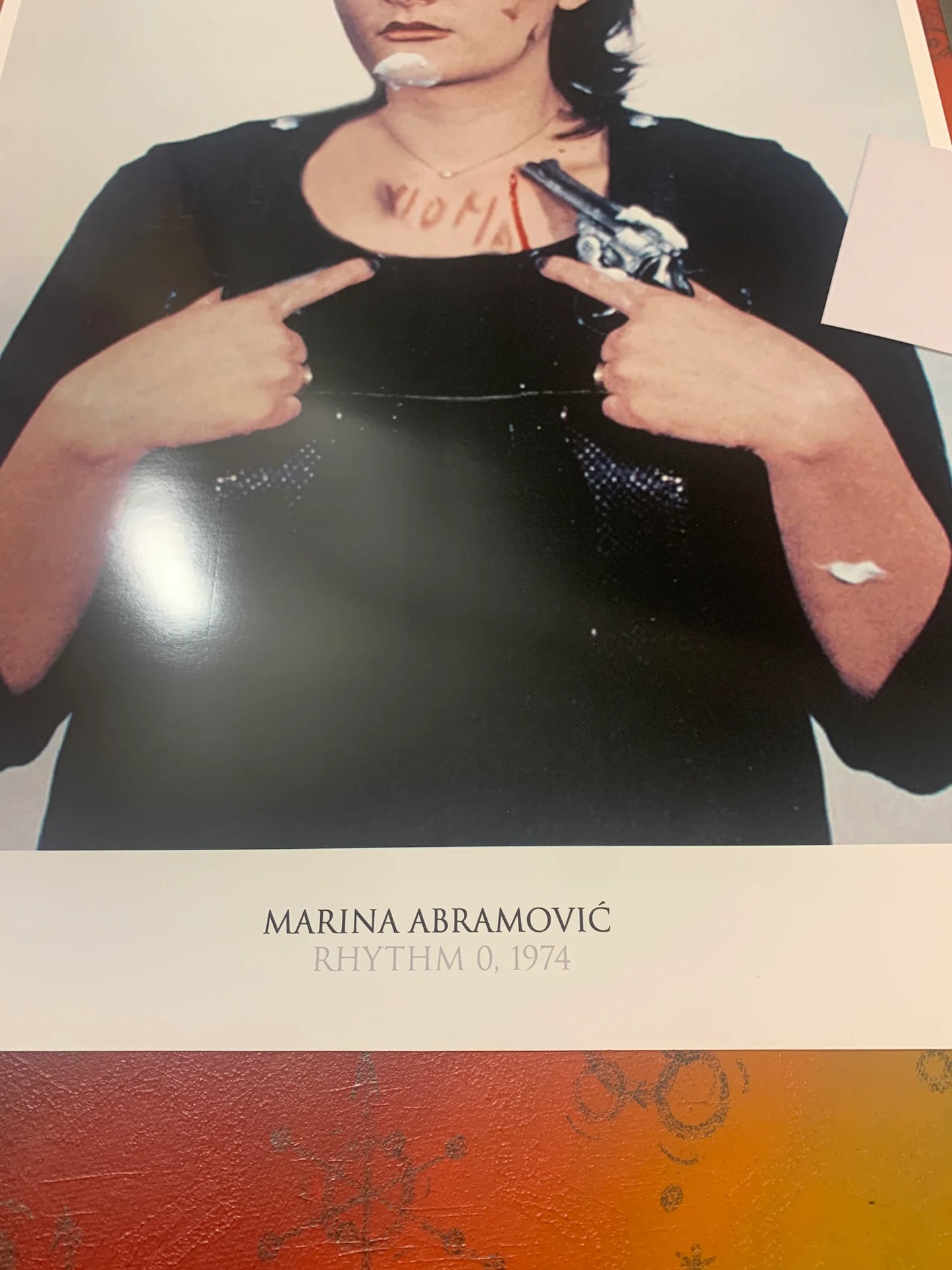 MARINA ABRAMOVIC - RHYTHM 0 -Symbios Design - Rare Glossy Print