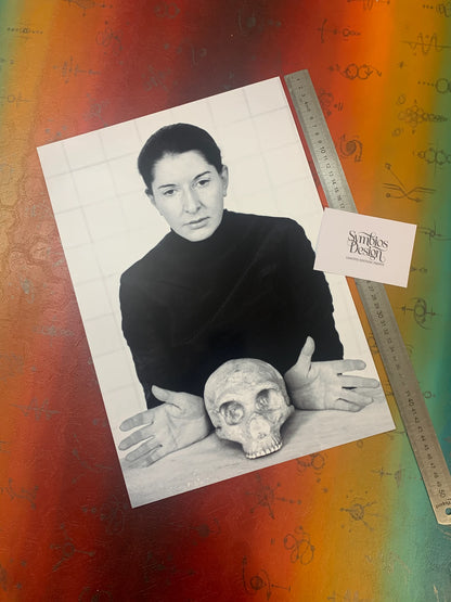 MARINA ABRAMOVIC - Symbios Design - Rare Glossy Print