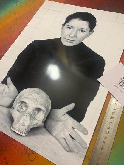 MARINA ABRAMOVIC - Symbios Design - Rare Glossy Print