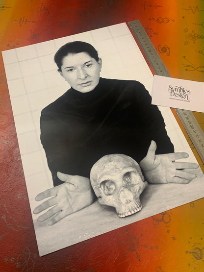 MARINA ABRAMOVIC - Symbios Design - Rare Glossy Print