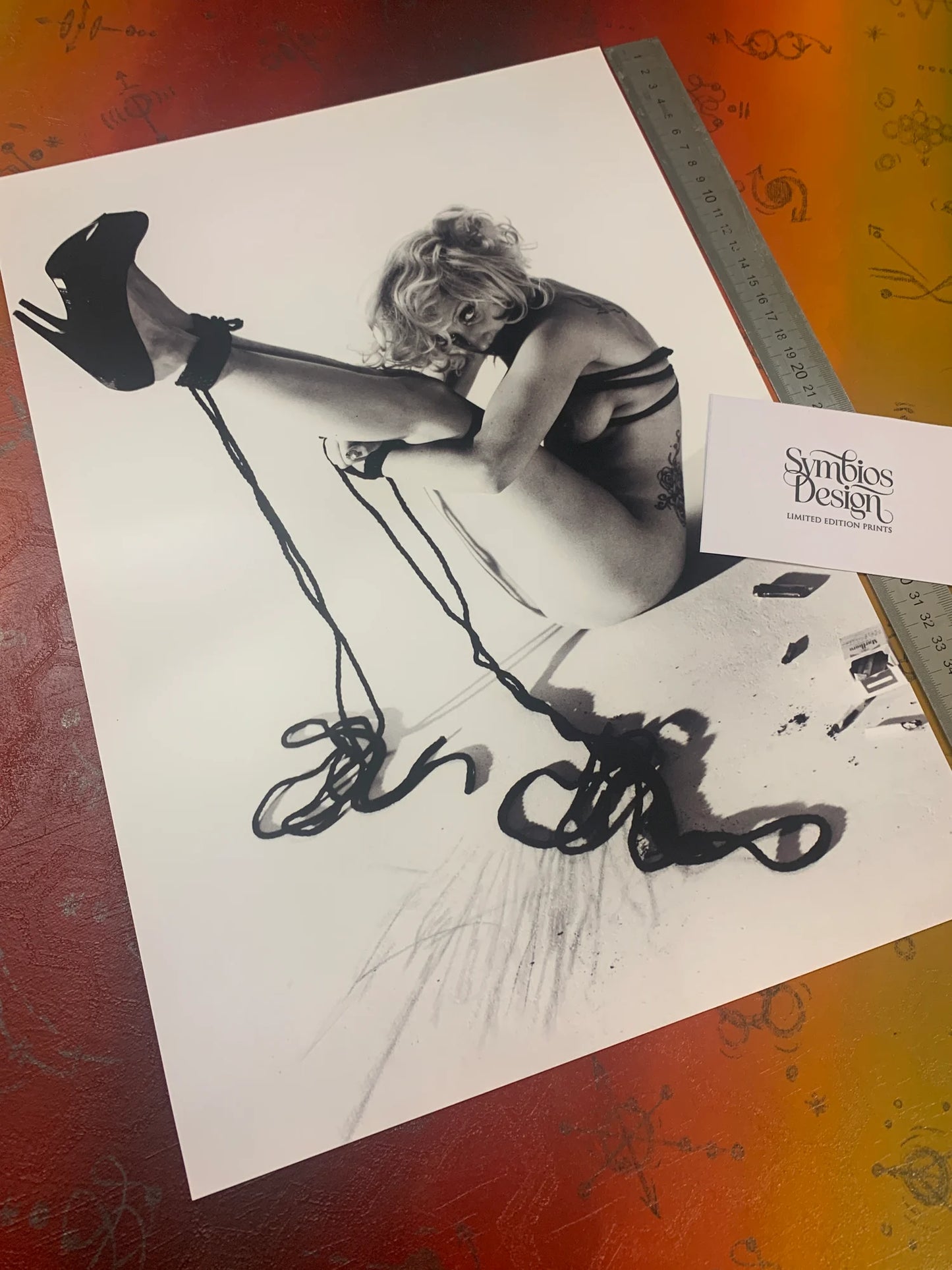 LADY GAGA - ARAKI - Symbios Design - Rare Glossy Print