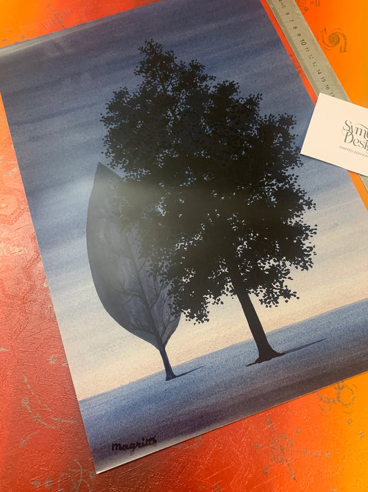 MAGRITTE - LA CLAIRVOYANCE - SYMBIOS DESIGN - AFFICHE PHOTO RARE