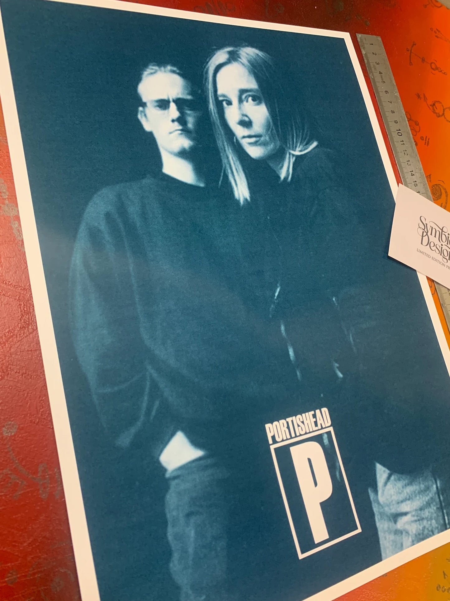 PORTISHEAD - BLUE EDITION - Symbios Design - Rare Glossy Print