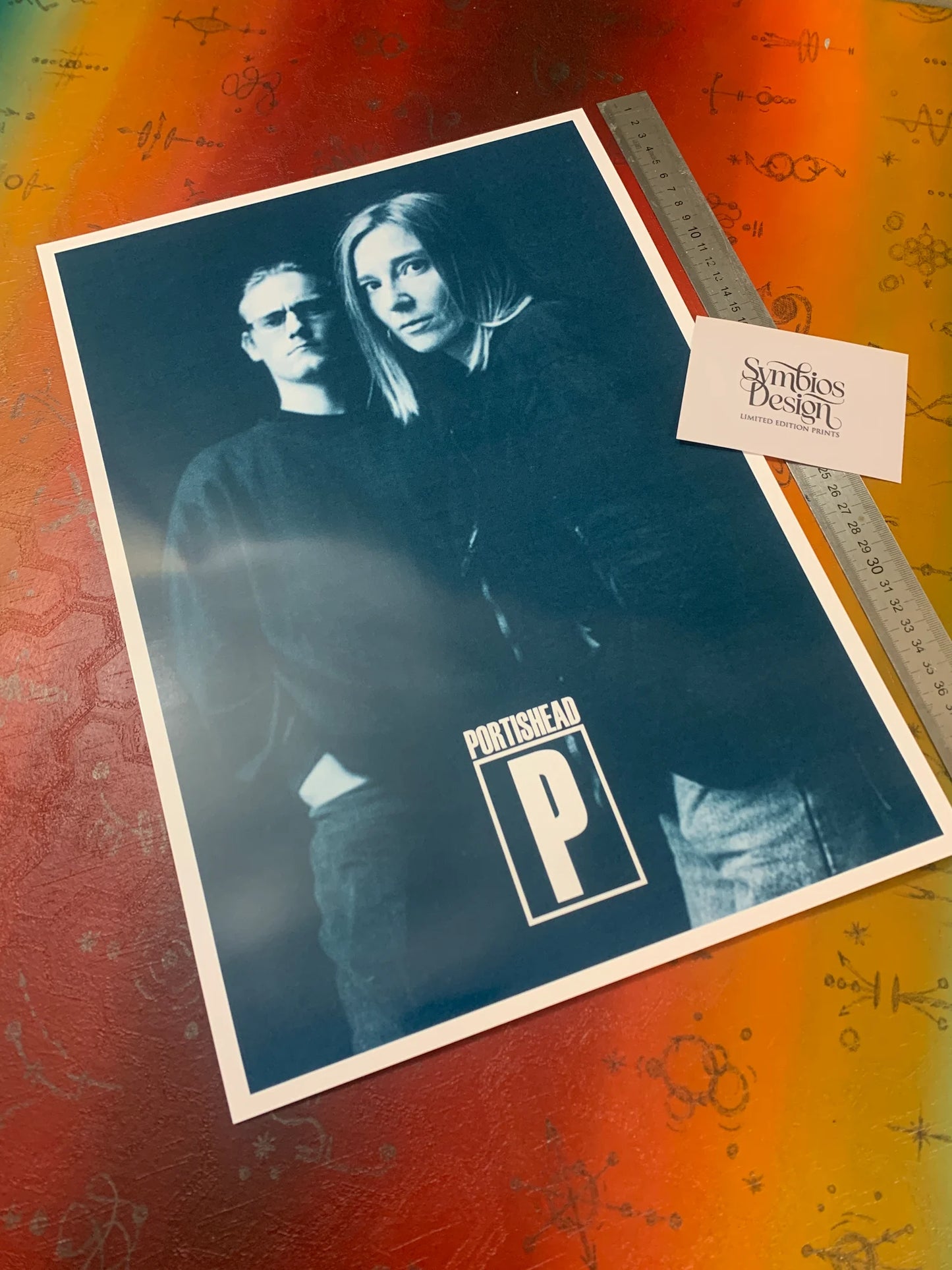 PORTISHEAD - BLUE EDITION - Symbios Design - Rare Glossy Print