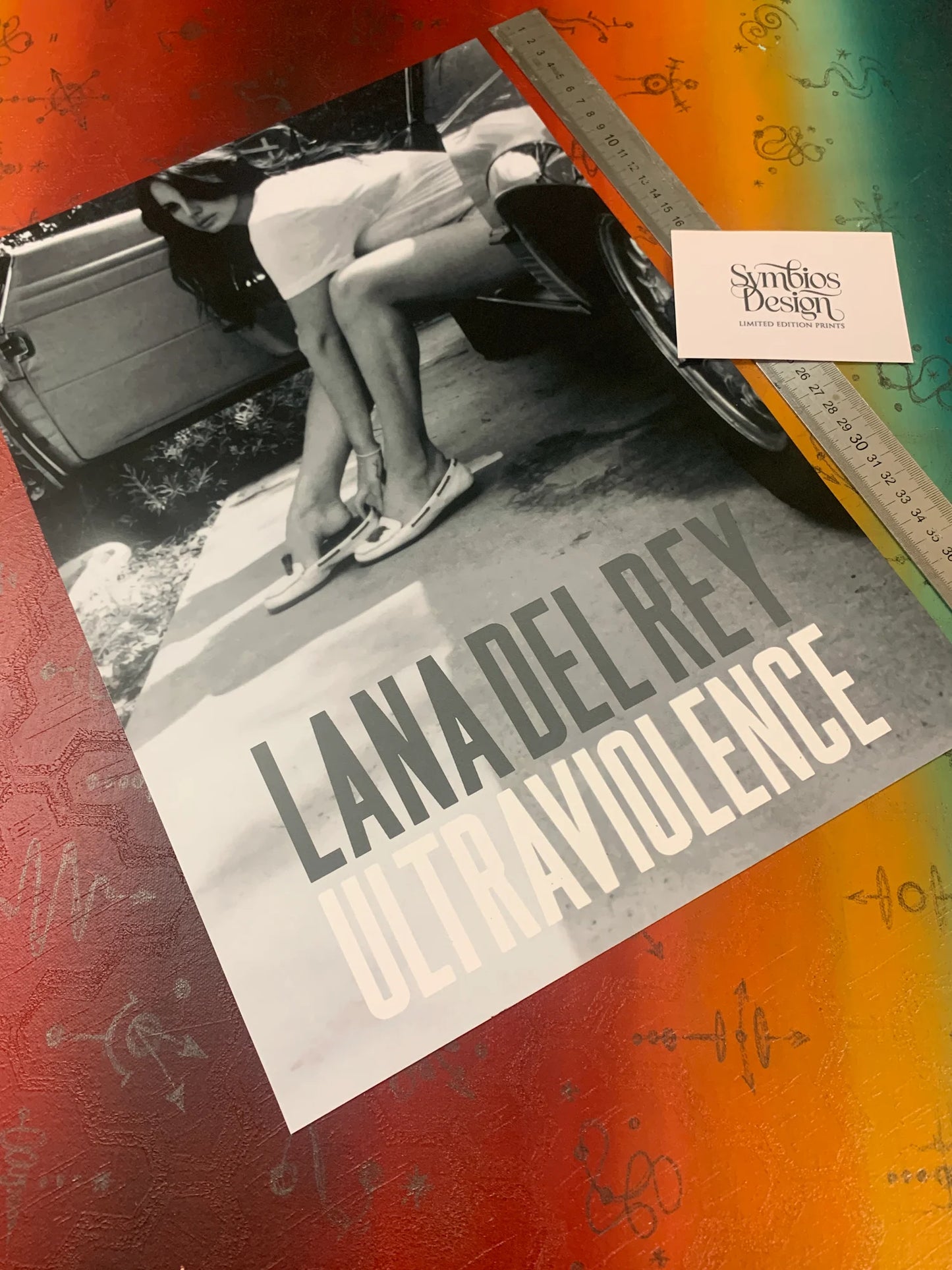 LANA DEL REY - ULTRAVIOLENCE - Symbios Design - Rare Glossy Print