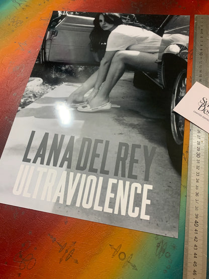 LANA DEL REY - ULTRAVIOLENCE - Symbios Design - Rare Glossy Print