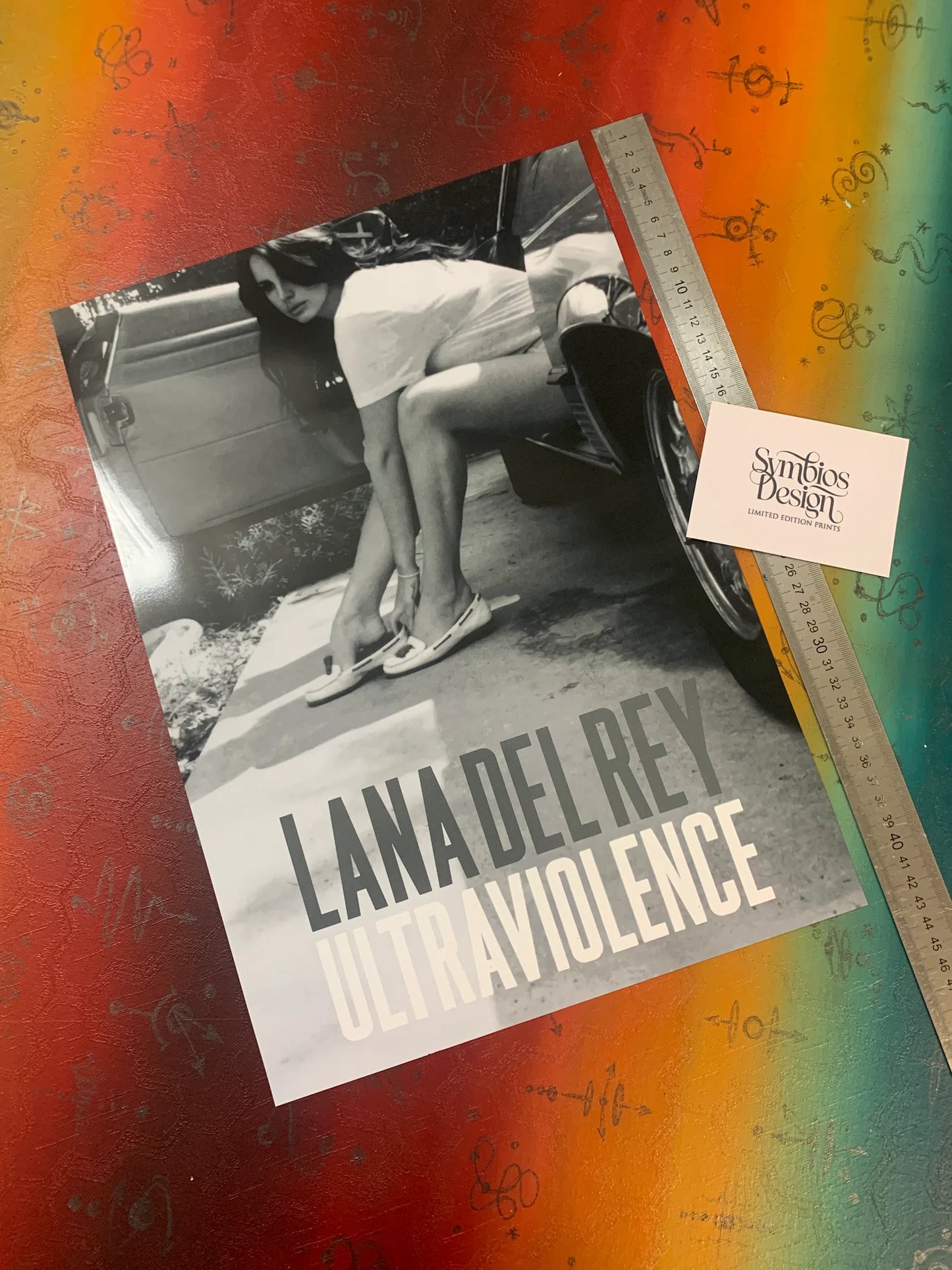 LANA DEL REY - ULTRAVIOLENCE - Symbios Design - Rare Glossy Print