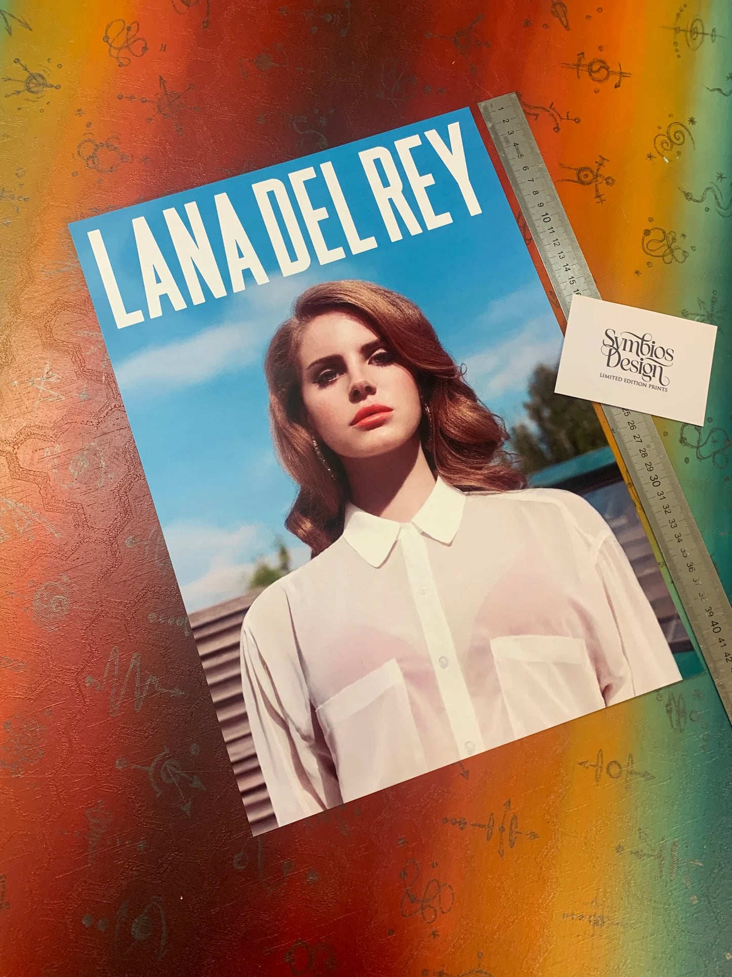 LANA DEL REY - BORN TO DIE - Symbios Design - Rare Glossy Print
