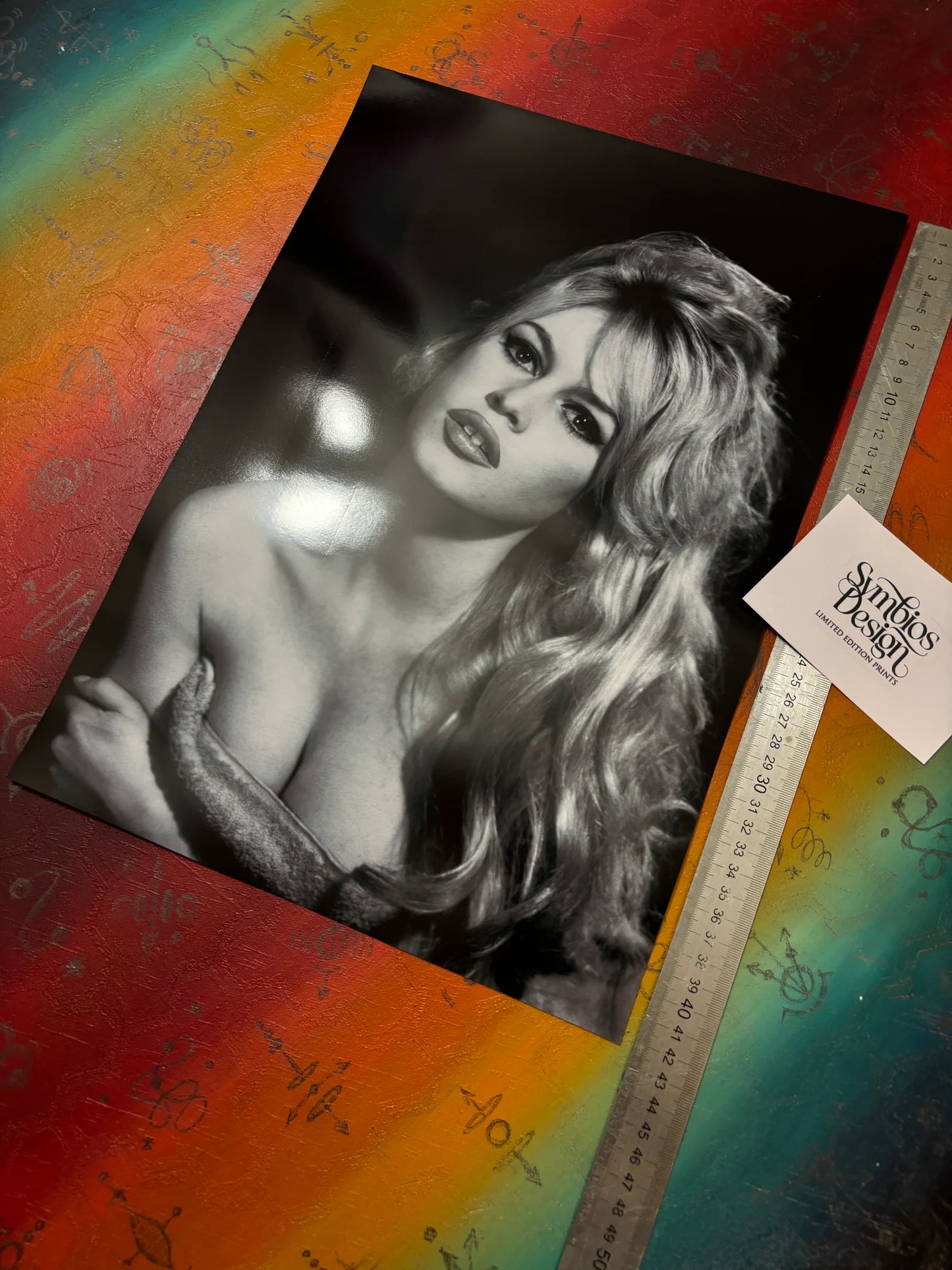 BRIGITTE BARDOT IV - Symbios Design - Rare Glossy Print