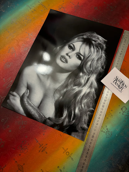 BRIGITTE BARDOT IV - Symbios Design - Rare Glossy Print