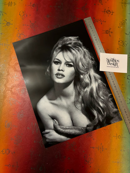 BRIGITTE BARDOT IV - Symbios Design - Rare Glossy Print