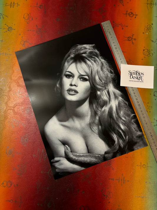 BRIGITTE BARDOT IV - Symbios Design - Rare Glossy Print