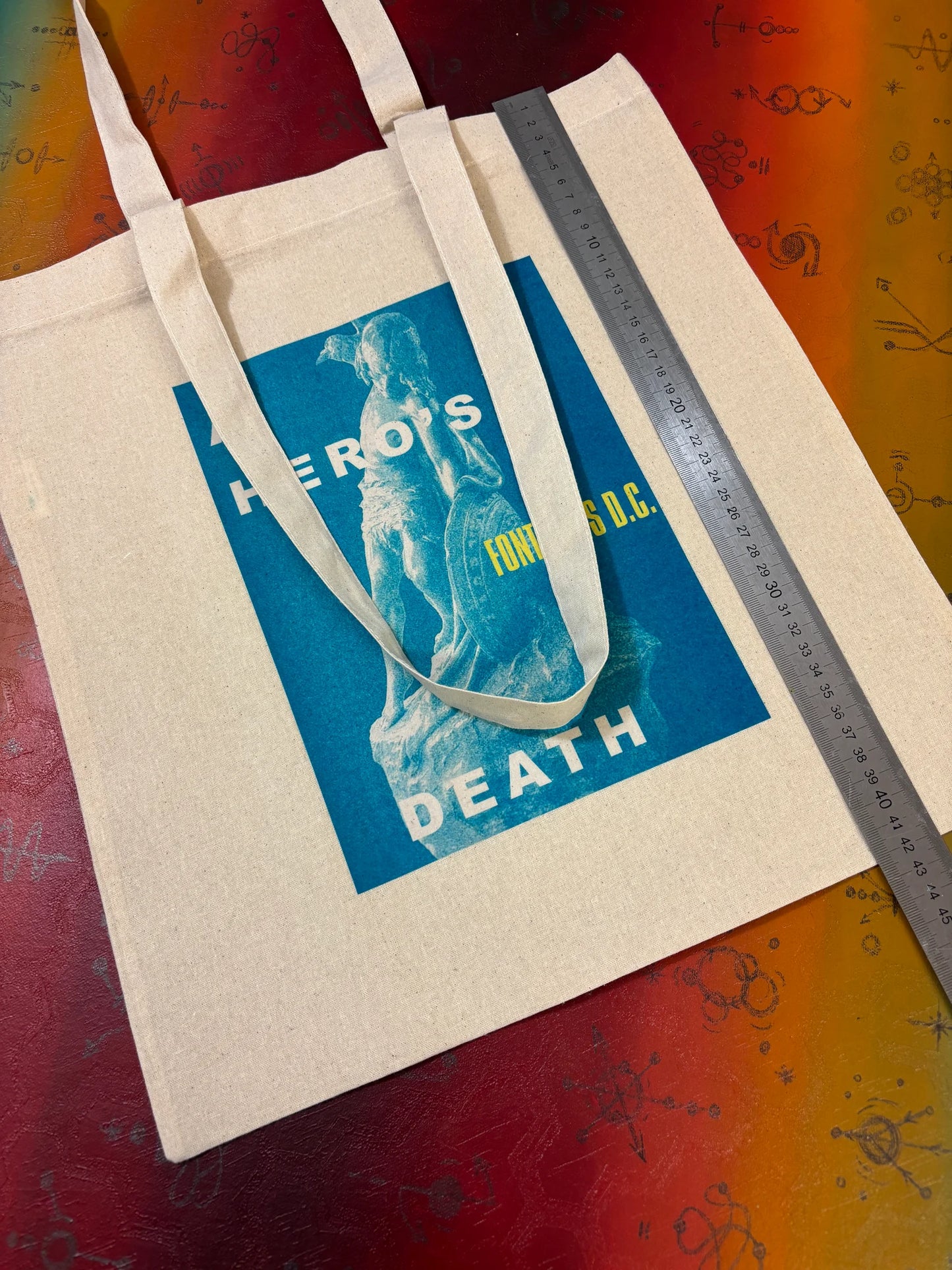 FONTAINES DC - A HEROS DEATH - Tote Bag – Oeko-Tex Certified Cotton Reusable Bag