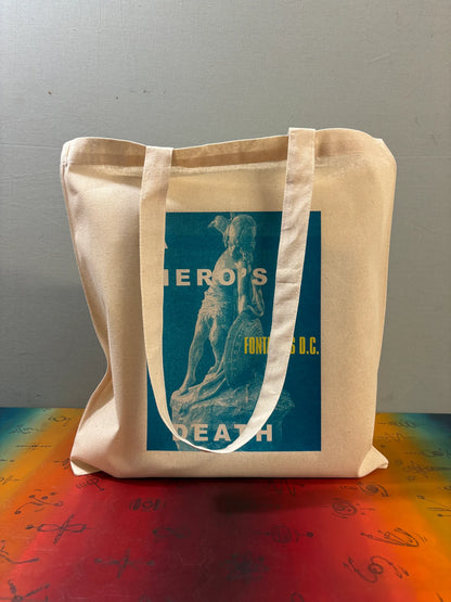 FONTAINES DC - A HEROS DEATH - Tote Bag – Oeko-Tex Certified Cotton Reusable Bag