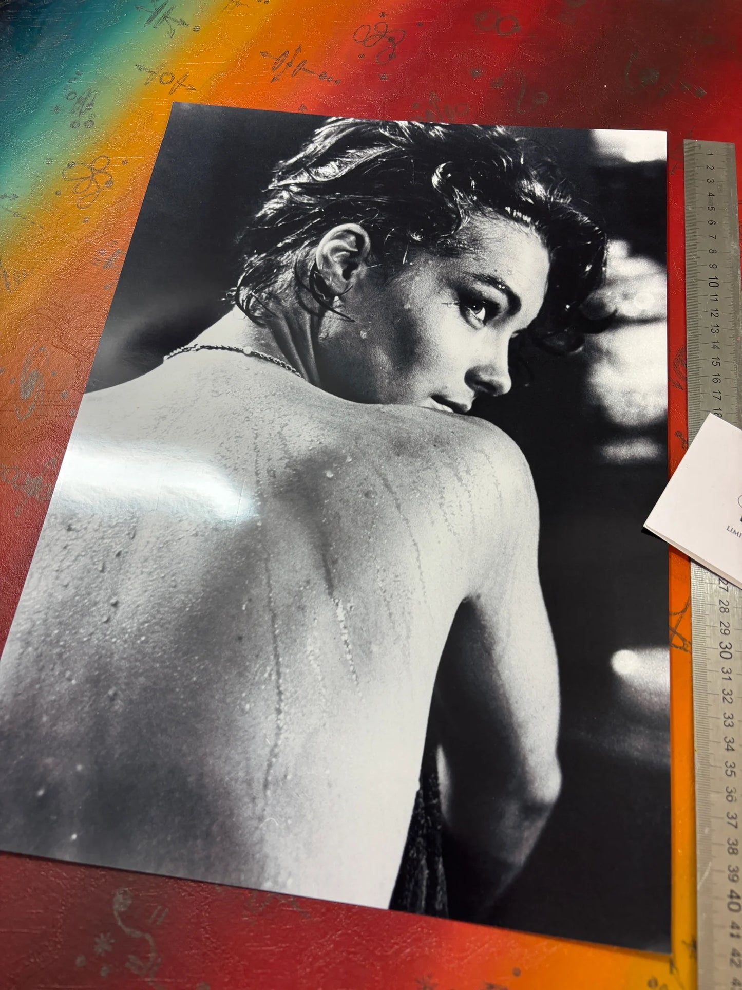 ROMY SCHNEIDER - NUDE - Symbios Design Rare Glossy Print