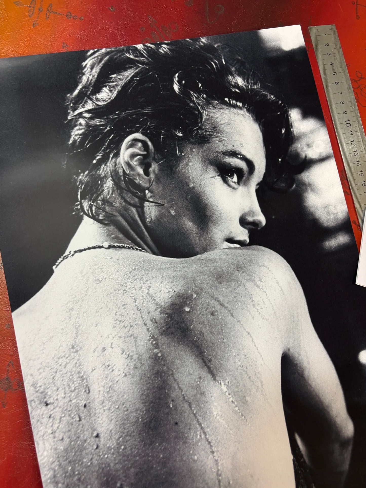 ROMY SCHNEIDER - NUDE - Symbios Design Rare Glossy Print