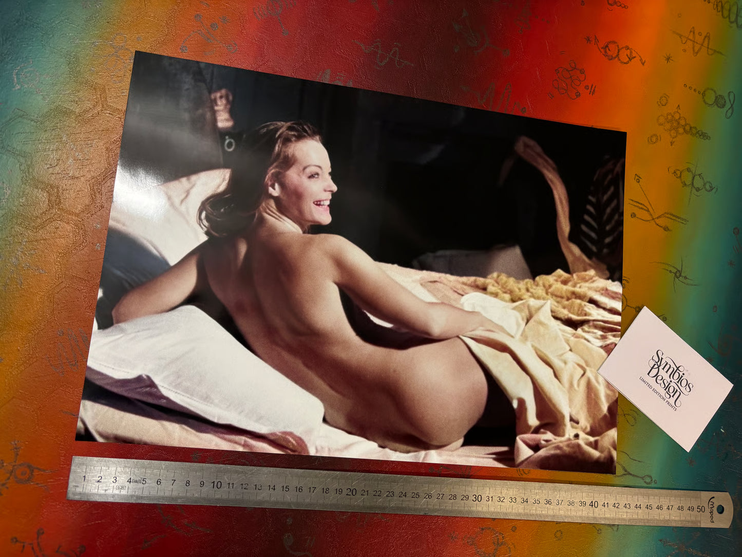 ROMY SCHNEIDER - Symbios Design - Rare Glossy Print