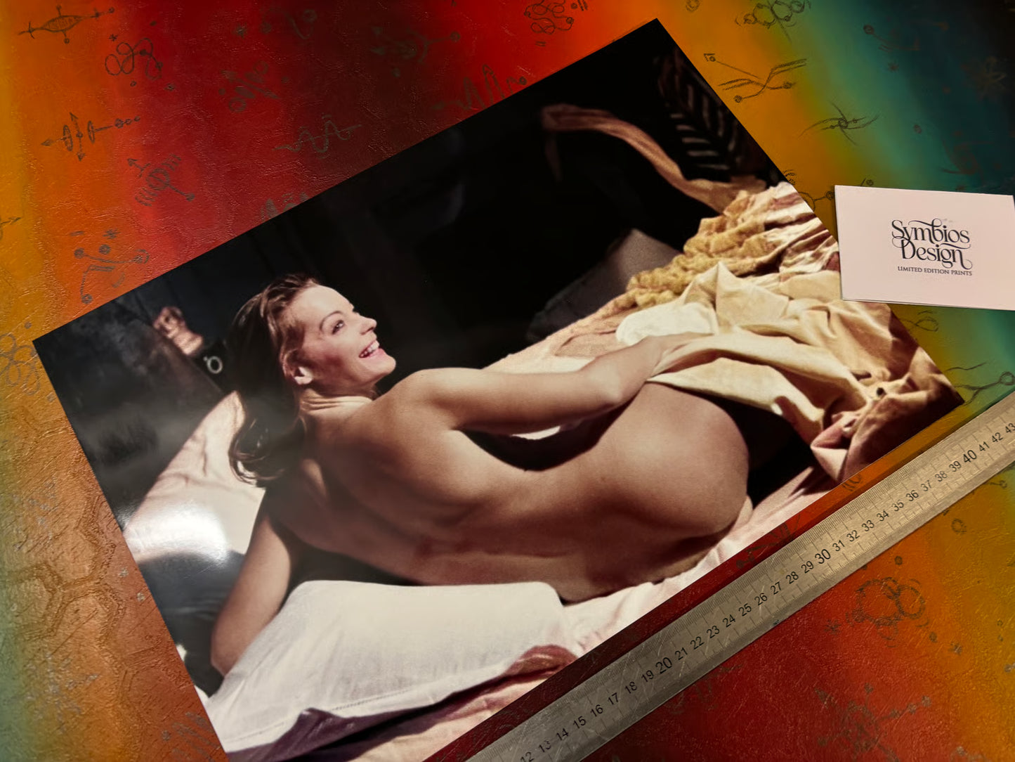 ROMY SCHNEIDER - Symbios Design - Rare Glossy Print