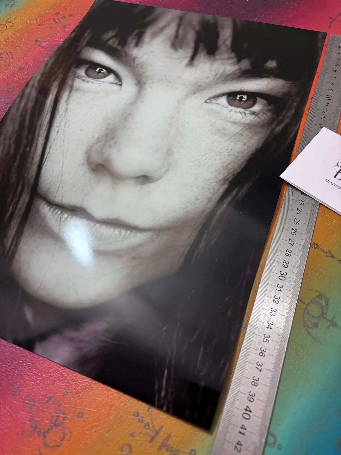 BJORK PORTRAIT 90'S - Symbios Design - Rare Glossy Print